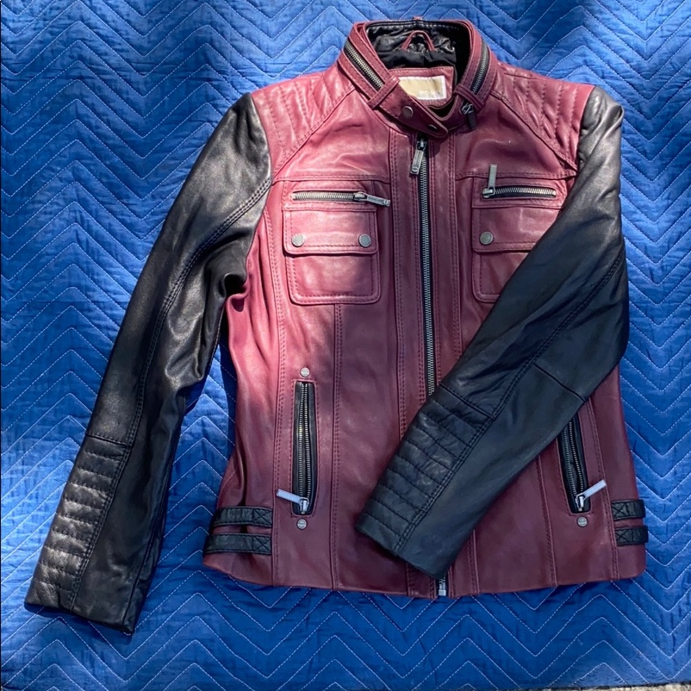Michael by Michael Kors Leather Jacket